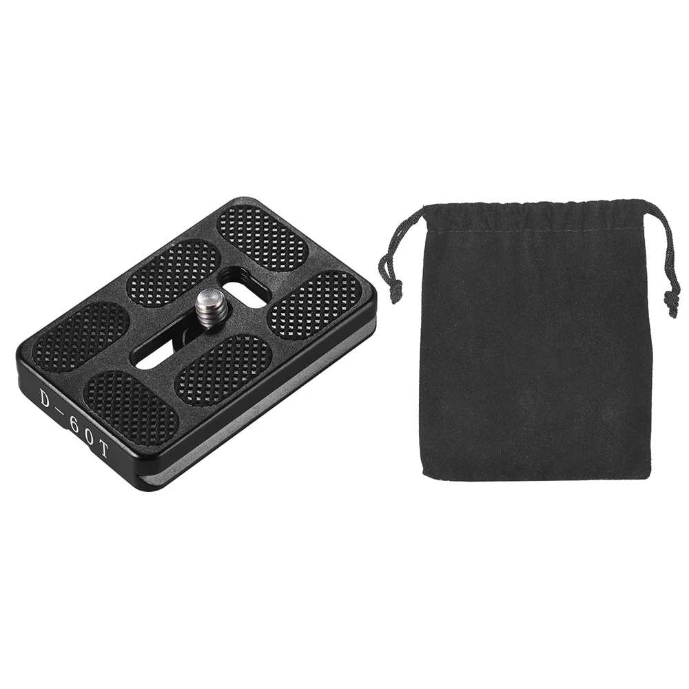 

60*38mm Size Aluminum Alloy Universal Quick Release Plate D-60T QR Plate for Arca Swiss Benro Monopod Tripod Ball Head Camera
