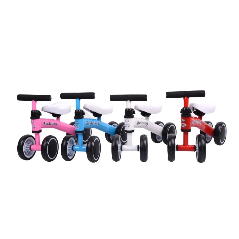 Детский беговел, детские игрушки, ходунки для детей, четырехколесный беговел, без педалей, велосипед для обучения, прогулочный скутер
