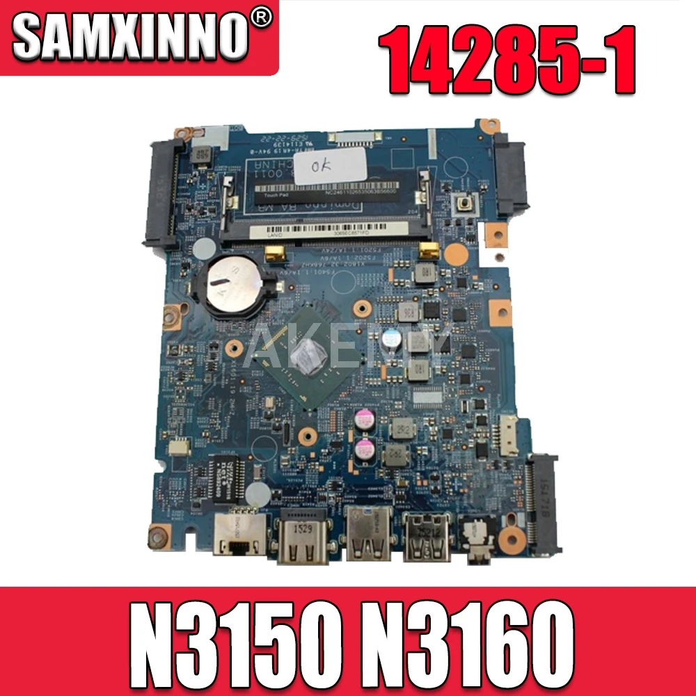 Материнская плата для ноутбука ACER aspire ES1 531 / EX2519 14285 1 448.05302.0011 CPU N3150 N3160 DDR3 100%