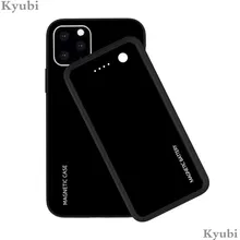 5000 мАч магнитное зарядное устройство чехол для iphone 11 внешний портативный беспроводной аккумулятор зарядный чехол для iphone 11 роскошный 2 в 1