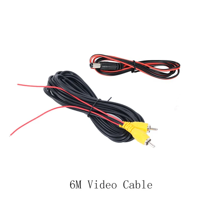 Wide Angle HD Car Rearview Camera Rear View Video Vehicle Camera Backup Reverse Camera 12 LED Night Vision Parking Camera 6M Video Cable