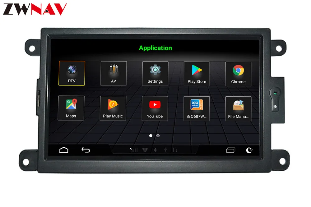  Touch screen Android 9.0 Car multimedia Player GPS Audio Navi for Audi A4 B8 A5 Q5 2009-2015 car ra