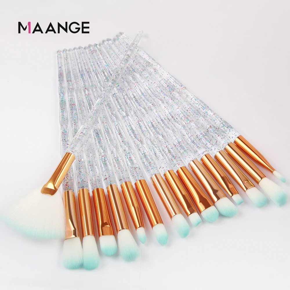Набор кистей для макияжа MAANGE 4/10/15 шт. красочные тональные тени век консилер
