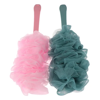 

Bath Brush New Long Handle Hanging Soft Mesh Back Body Bath Shower Scrubber Brush Sponge Back Brush Spa Scrubber Soap
