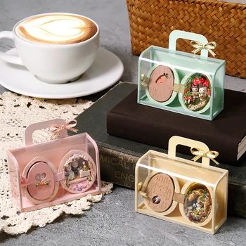 

Dollhouse Seed Shaped DIY Craft Model Miniature Plastic Dollhouse Box for Children Birthday Gift House Seed World