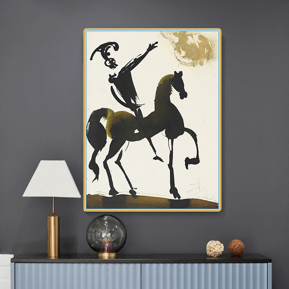 

Citon Salvador DalíJoshua Brave In War, 1967Canvas Art Oil painting Artwork Poster Picture Modern Wall Decor Home Decoration