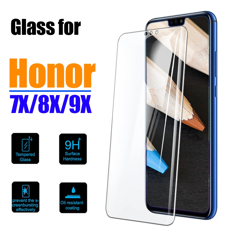 Защитная пленка для huawei honor 8x закаленное стекло 7x 9x | Мобильные телефоны и