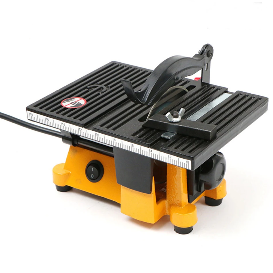 110V/220V Mini Table Saw Handmade Woodworking DIY Model Electric Polishing Cutting Tool