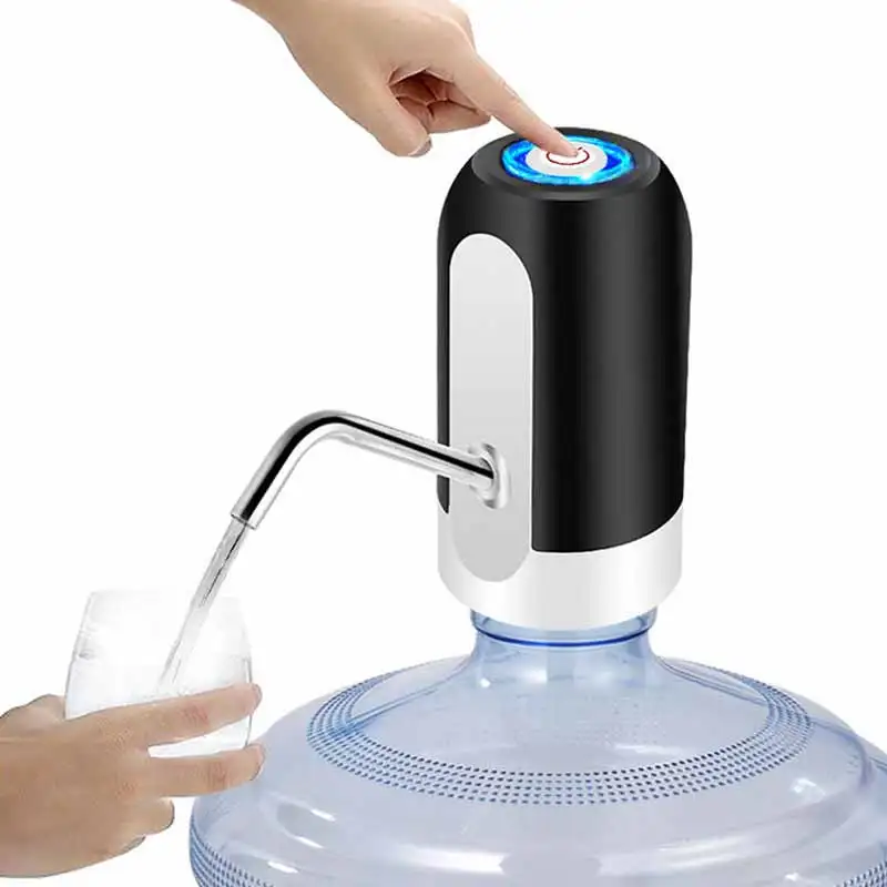 Home Gadgets Water Bottle Pump Mini Barreled Water Electric Pump USB