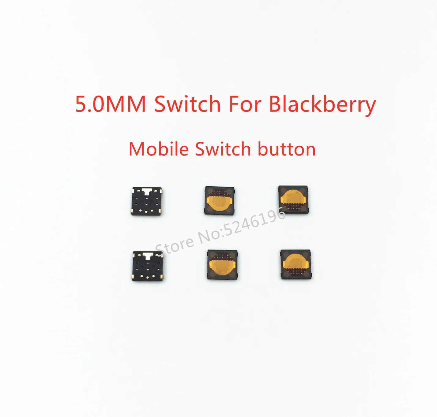 Blackberry – Micro-Interrupteur Tactile Universel À 4 Broches, 100 Mm, 10 À 5.0 Pièces, Pour Remplacement De Volume Mobile