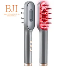 Bji pente de crescimento do cabelo a laser luzes led massagem pente 3in1 pr ems ep infravermelho saúde cabelo crescimento shampoo soro cuidados com os cabelos saúde