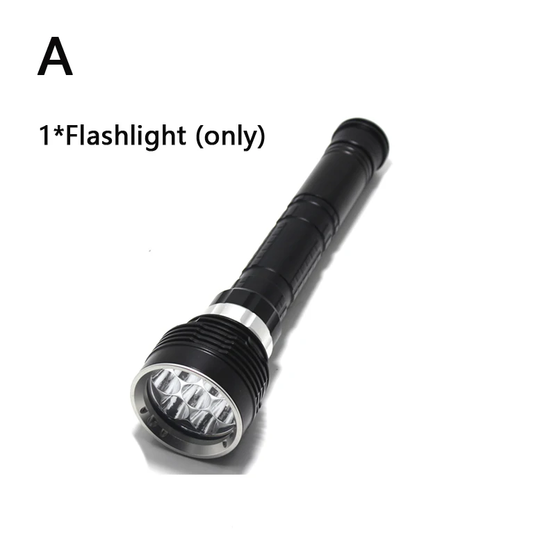 flashtorch mini 8000LM Professional Diving torch XML-T6 L2 White light Portable Scuba LED Hunting Lantern 100M Underwater Dive Flashlight emergency flashlights Flashlights