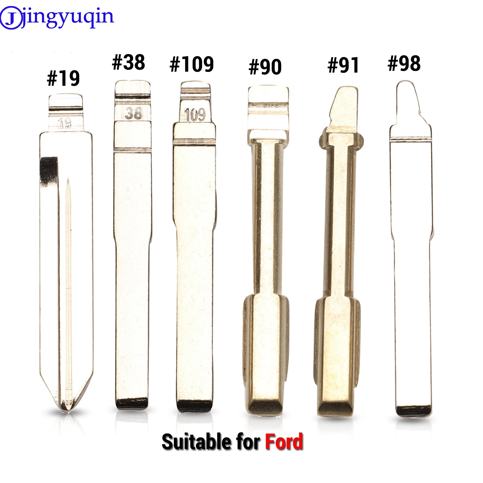 Jingyuqin 1p Автомобильный ключ Ucut Blade #19 #38 #109 #90 #91 #98 для ford|Ключ от авто| |