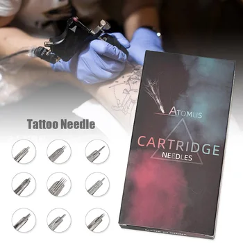 

10pcs Tattoo Integrated Needle Disposable Needle Semi Permanent Make Up Eyebrow Tattoo Pen LDO99