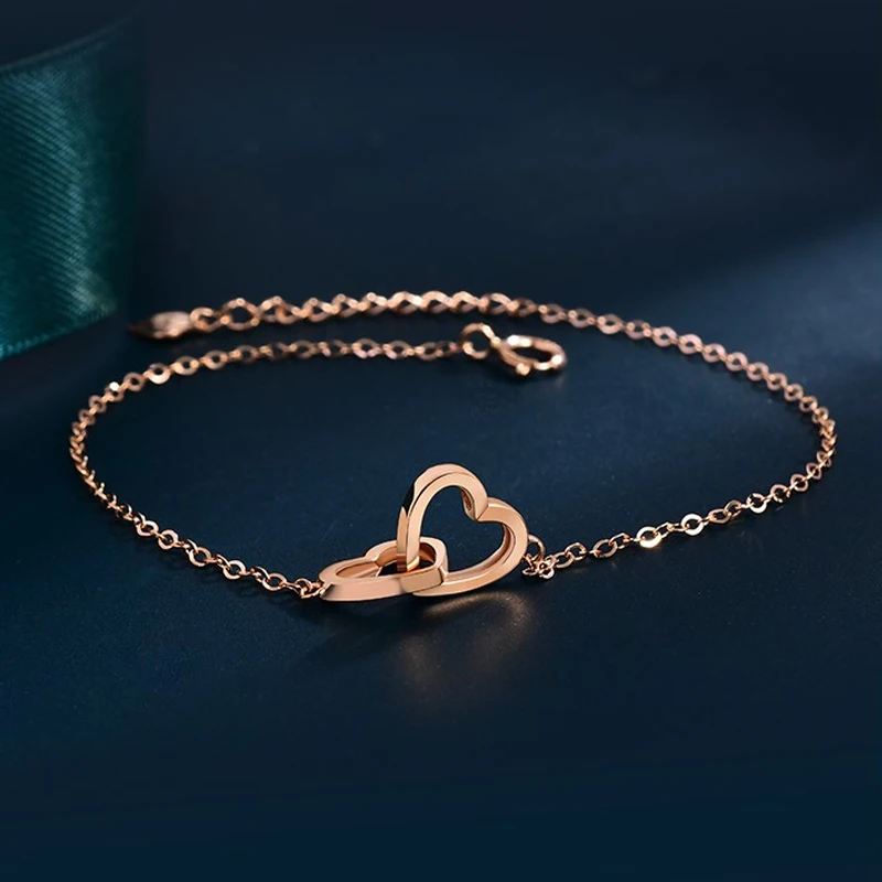 

MYQAMRA 18k Pure Gold Women Yellow Rose Girl Genuine Real Solid Au750 Gift Female Bangle Upscale Hot Sale New Party