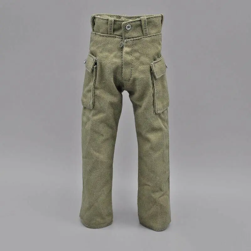 

1/6th WWII Modern U.S. Army German Army Allied Forces Army Green Casual Pants