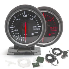 2,5 дюймов Автомобильный турбонаддув датчик давления масла Температура воды Температура масла Тахометр RPM датчик с пиПредупреждение лом и светодиодный подсветкой