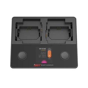 

ISDT Np2 All in One Camera Battery Charger Can Fit for Np-Fz100 Np-Fw50 Np-Bx1 Battery for Sony Camera Battery Charge