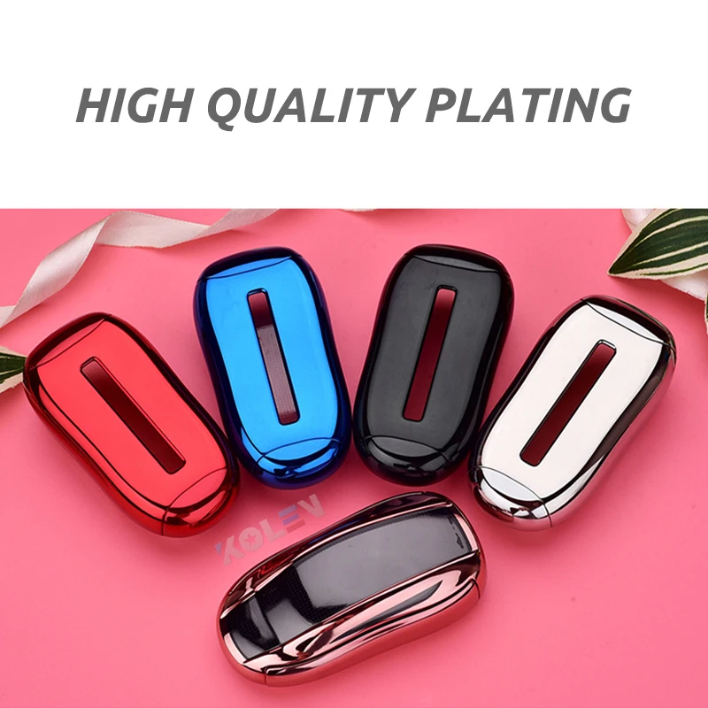 Cover chiave telecomando per Tesla Modello X Placcatura TPU PC - Hcca16ffba441490dbf876dcf47bd9a579
