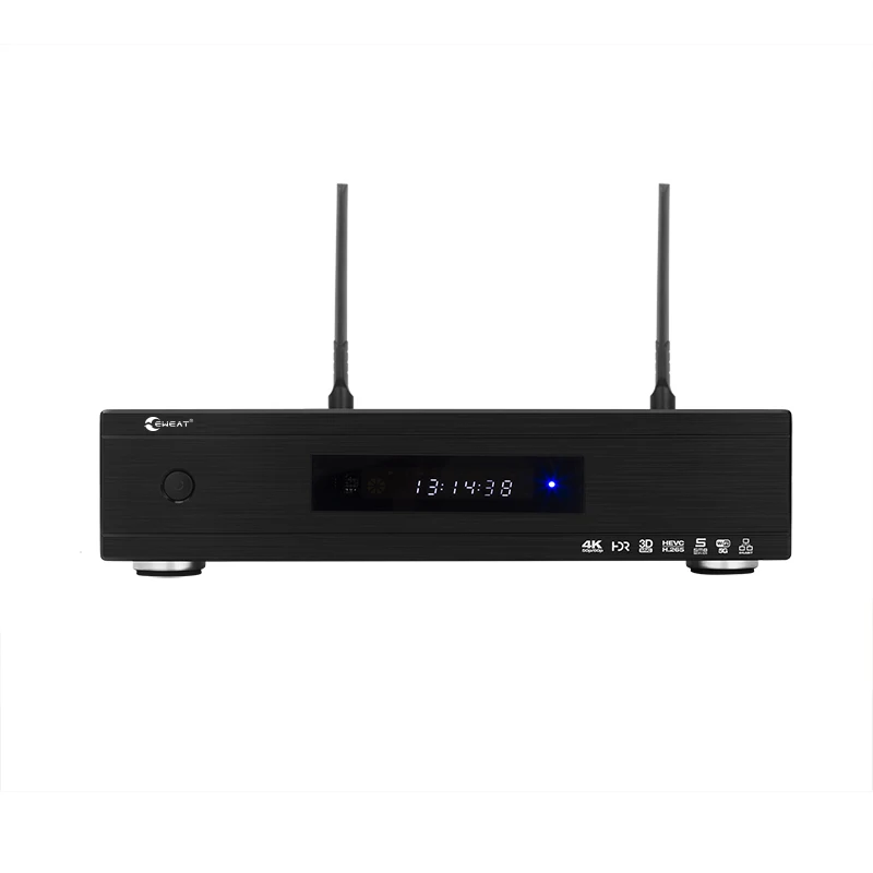 EWEAT R10mini Android Smart TV BOX лучшая в своем классе аудиопроизводительность с RS232 Set Top Box 4K