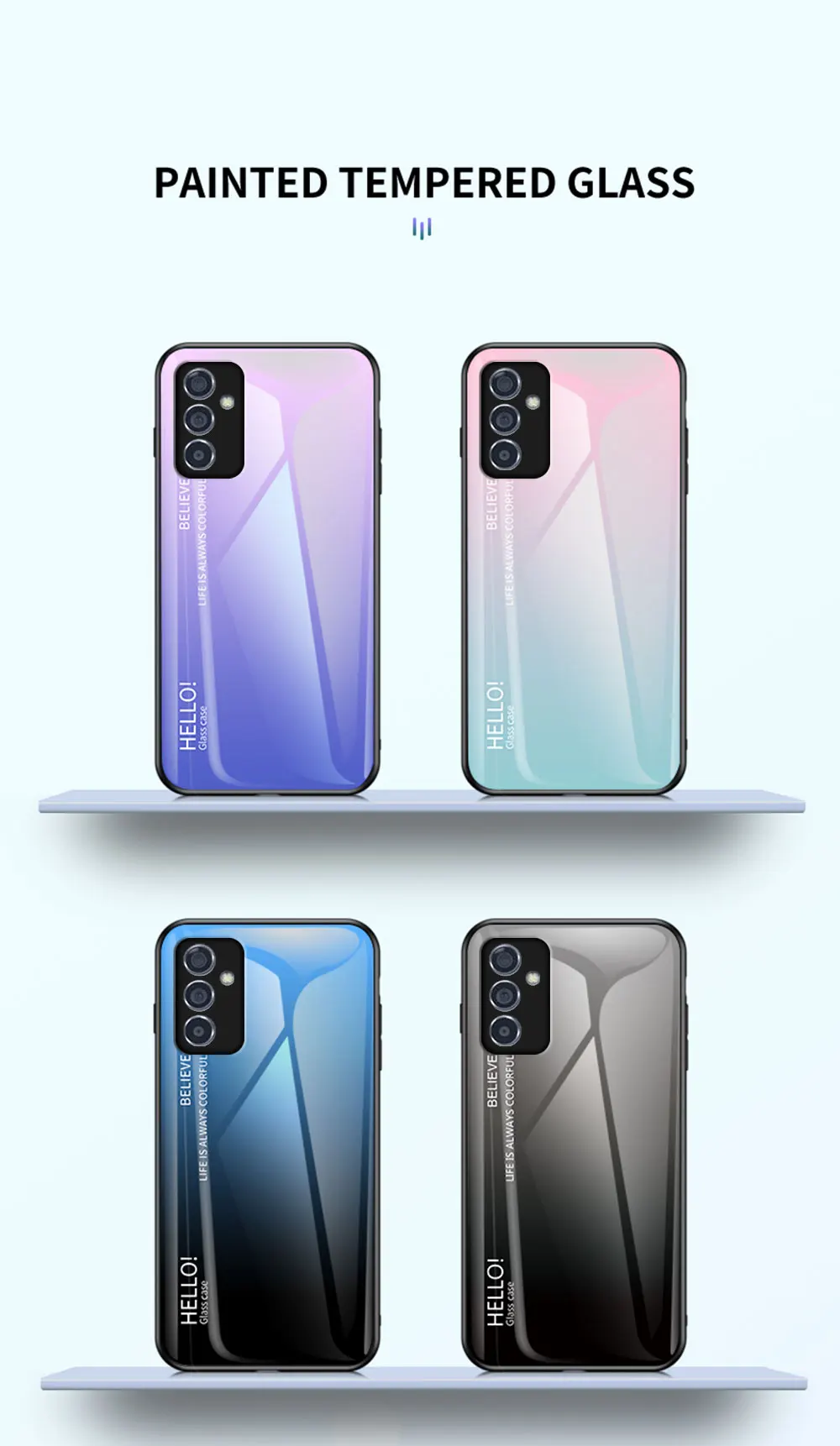 Glas Hülle Für Samsung Galaxy A Serie Handyhülle Hart Und Weich_voghion.com