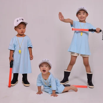 

Cells at Work Cosplay Costume Platelet Cosplay Hataraku Saibou kid Costume Anime T Shirt Shorts Hat for Girl Dress