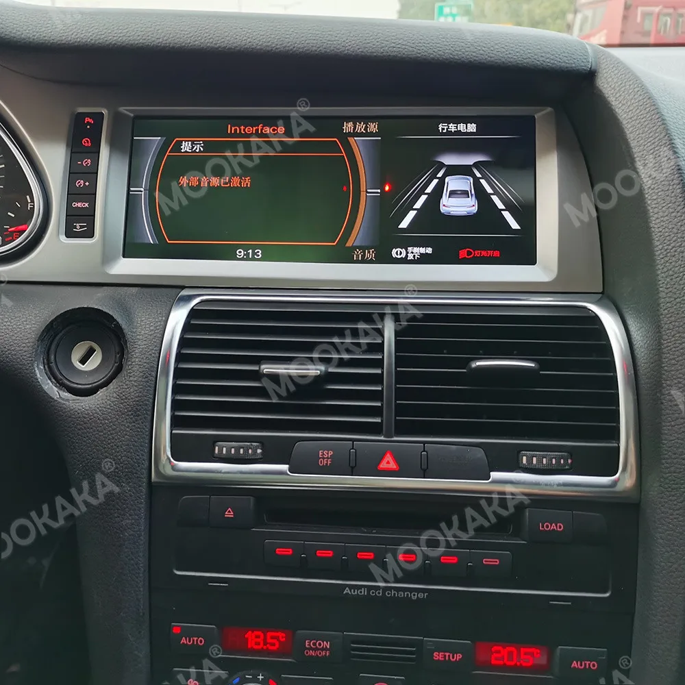 Android 10 8Core 8 + 128G для Audi Q7 4L 2005 ~ 2015 GPS-навигация автомобильный мультимедийный плеер MMI