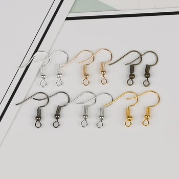 

200pcs/lot 20x22mm DIY Earring Findings Earrings Clasps Hooks Fittings DIY Jewelry Making Accessories Iron Hook Earwire Jewelry