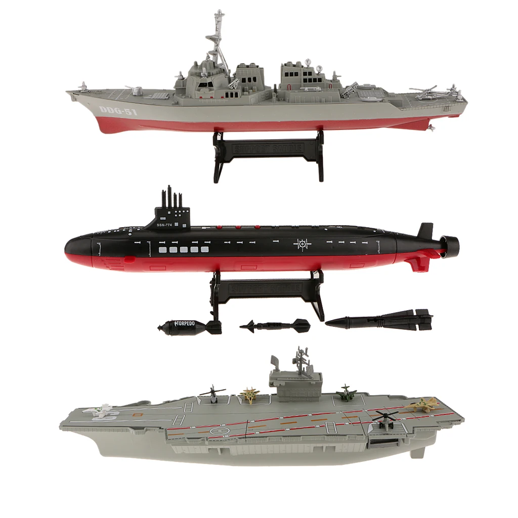 Plastic Warships Model Toys 1/350 Scale Adult Collectible Gifts
