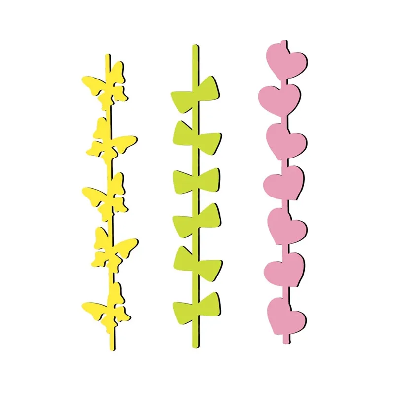 GJCrafts Heart Bow-knot Line Love Branch Metal Steel Cutting Dies Stencil for DIY Scrapbooking Paper/photo Cards Embossing | Дом и сад
