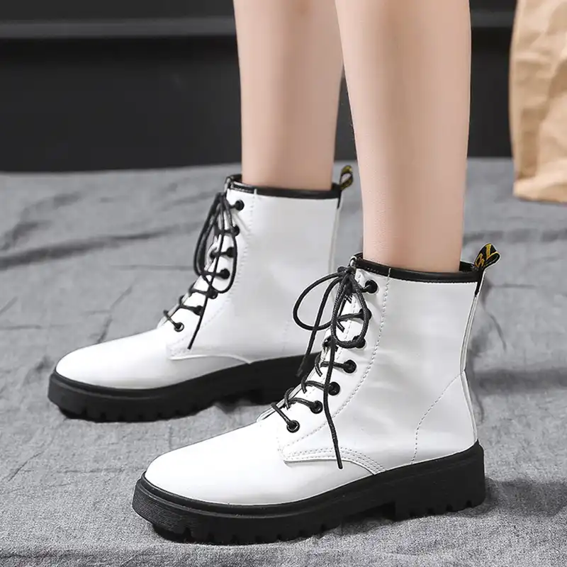 Botines Blancos Con Cordones Clearance Sale, UP TO 62% OFF |  www.bravoplaya.com