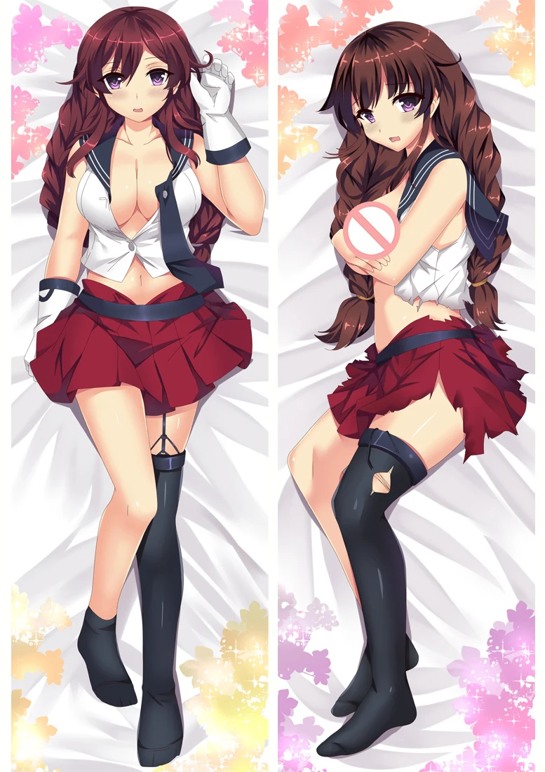 S15 Аниме Kantai Коллекция Dakimakura Чехол Kancolle Kirishima персонажи Shimakaze Bolster чехол Ikazuchi& Inazuma Hugs чехол для подушки - Цвет: S15