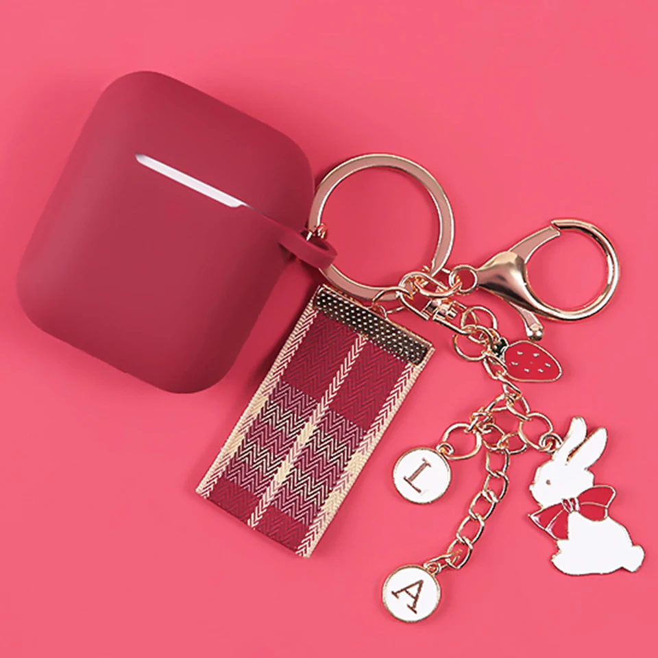 Милый чехол для украшения собаки кролика для Apple Airpods 1 2 Аксессуары bluetooth наушники чехол коробка Беспроводная сумка для наушников крышка