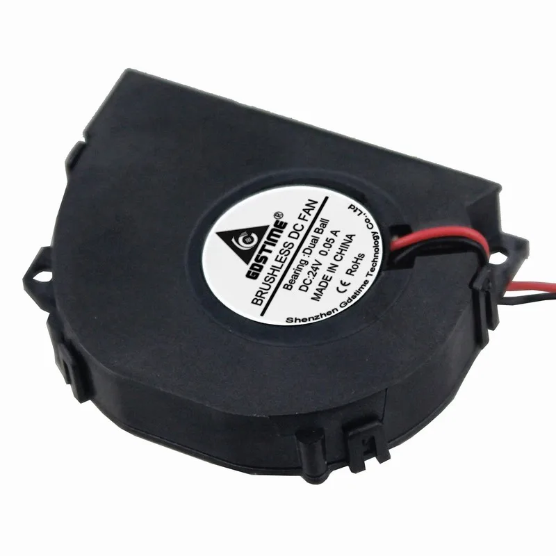 Gdstime Peças Ventilador de Ventilador Refrigerador 12v 50 mm Turbo Turbina 50x10 mm 5010 Rolamento Esferas para Impressora 3d Ventilador de Refrigeração Ventiladores e resfriadores - Imagem 5