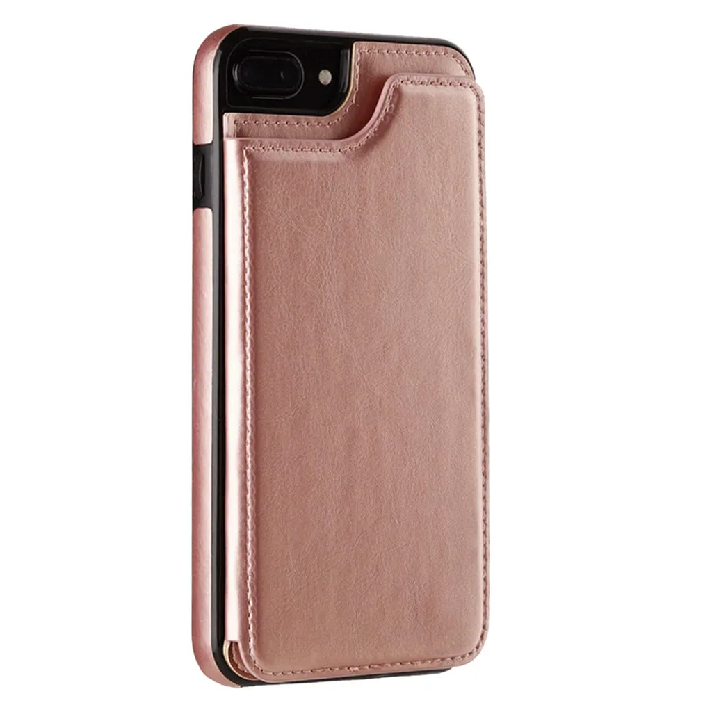 2 in 1 Unique Dual-use Card Wallet Flip Leather Phone Case For IPhone 7p/8p Shockproof Anti-scratch Lightweight Phone cover 