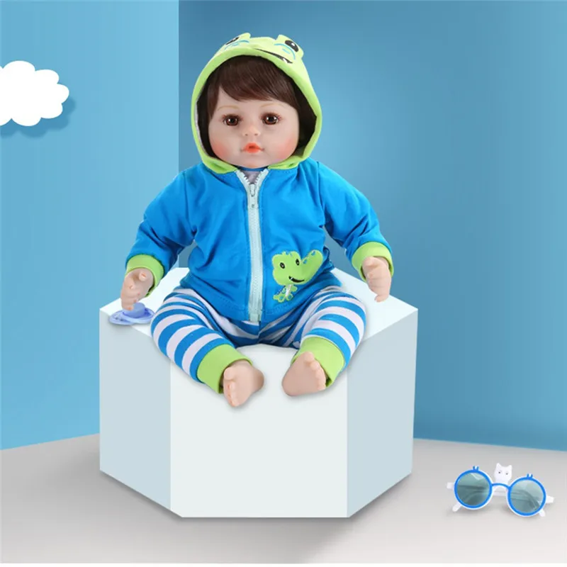 Кукла имитация мягкая силиконовая ванна Детская кукла Реборн для детей девочек