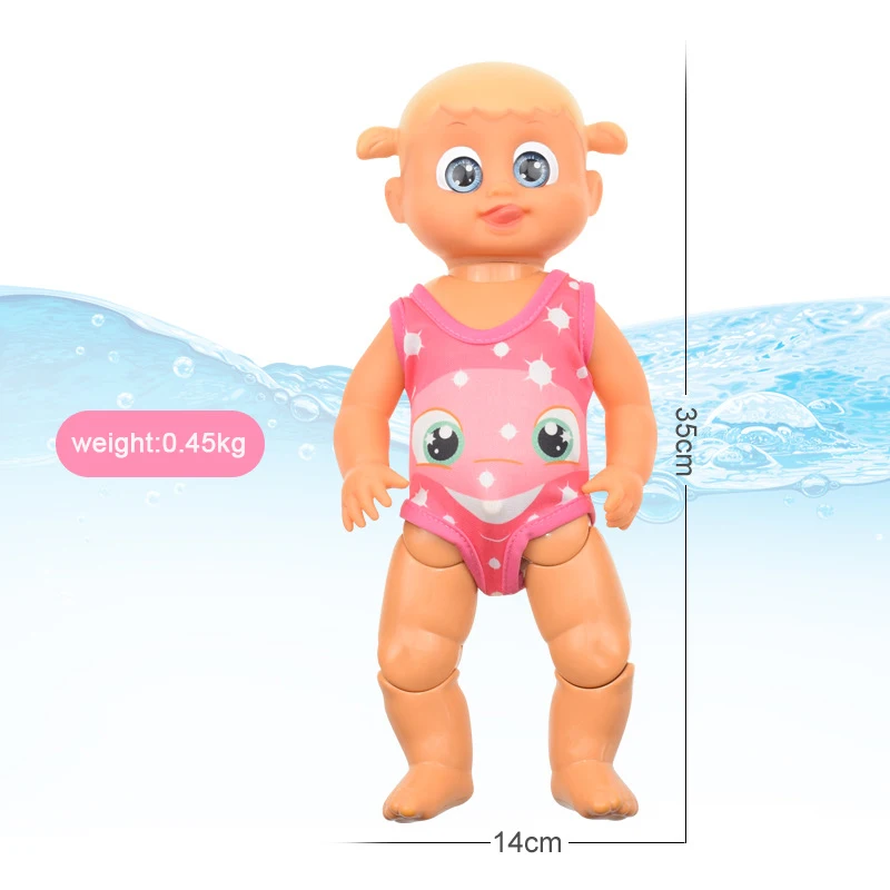 toys for toddler with new baby	 Baby Swimming Doll Waterproof Swimming Pool Water Games Bath Partner Education Smart Electric Joint Movable Toys Kid Girl Boys baby toddler toys doll	