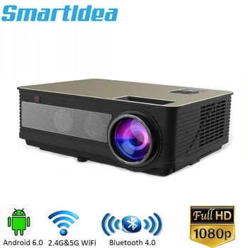 

2018 Newest LED86plus 1280x800 HD Projector 5000lumens Android 6.0.1 Optional Bluetooth AC3 LED 3D Home Cinema Proyector Beamer