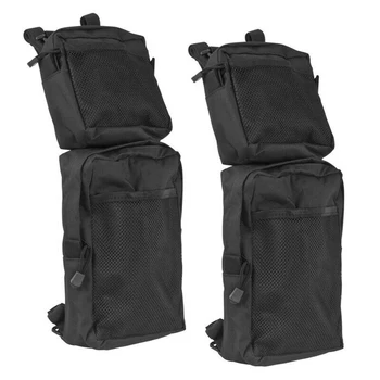 

1 Pair ATV Saddle Bag Fender Luggage Storage Pack Zipper Pocket Oxford Cloth