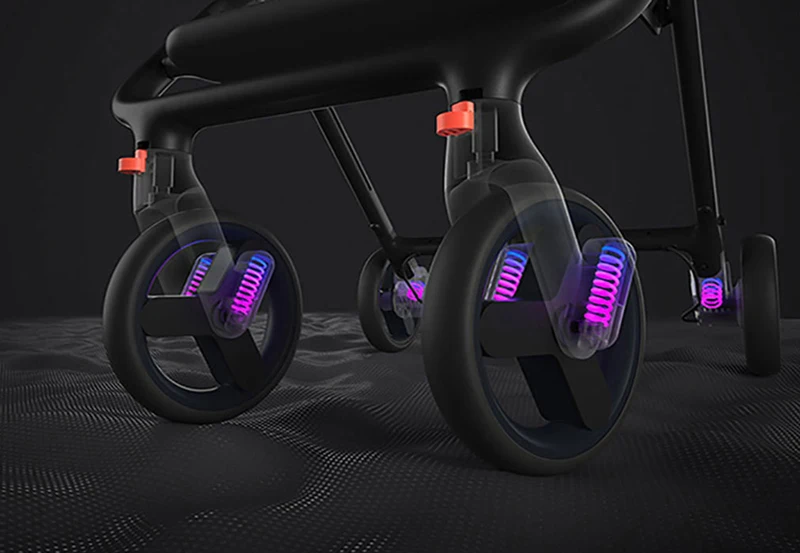 Новая XIAOMI MIJIA MITU складная детская коляска четыре коляска на колесиках самолет легкий портативный путешествия детская коляска аксессуары