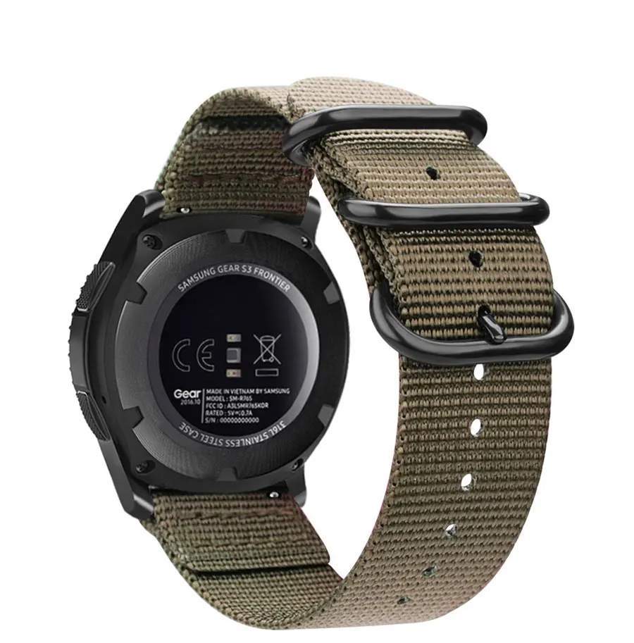 Galaxy watch 46mm Strap for Samsung Gear S3 Frontier Active 2 Amazfit Bip huawei watch Gt2 Strap 22mm watch band smart watchband