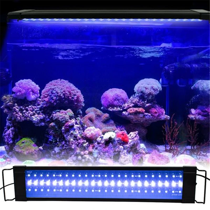 

32W Aquarium Led Lamp Fishing LED Lighting Automated with Controller Dimmable Clip-on Fish Tank Solar LED Light for Aquarium
