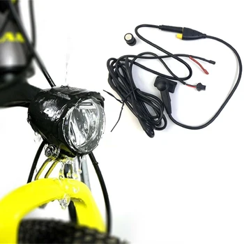 

6V Speed Sensor Black 1T2 Cable Headlight Waterproof plug Electric Bicycle