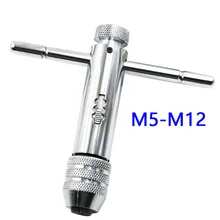 

Adjustable Ratcheting Tap Wrench Twister Extended Type Tap Reaming Hand Tapping Wrench Hardware Tool Accessories M3-M8 M5-M12