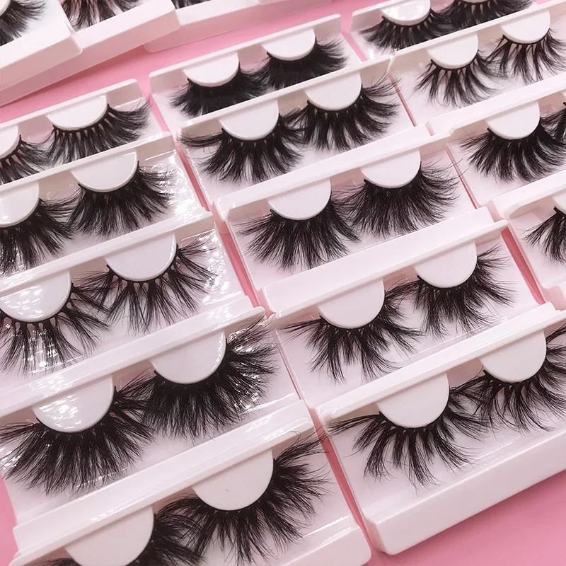 30mm Mink Eyelashes Full Strip False Eyelashes 16 Pairs Lashes Wholesale VendorFalse Eyelashes