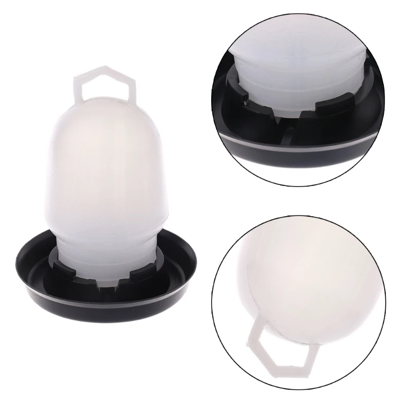 

Kettle Shape Plastic Chicken Water Drinking Bird Quail Poultry Drink Implement