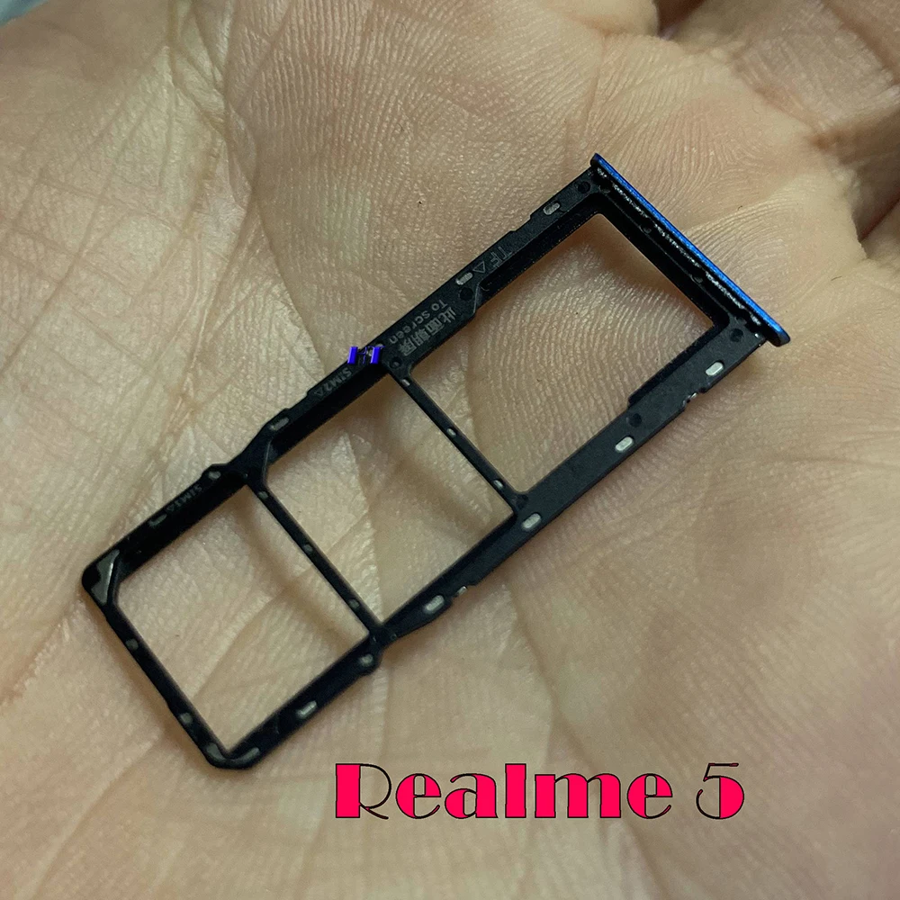Для realme 5 SIM лоток держатель SD кардридер слот адаптер замена для OPPO Realme5 |