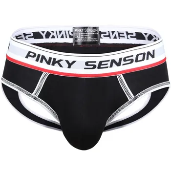 

Brand PINKY SENSON gay underwear male fashion sexy modal briefs Men Low Rise U convex Pouch Briefs men solid underwear