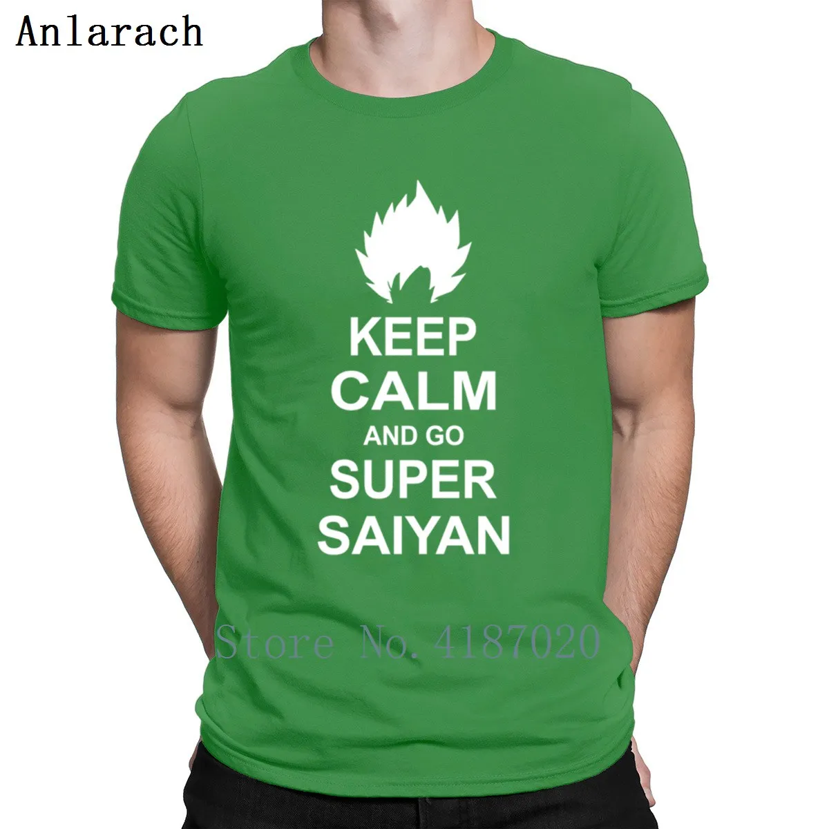 Футболка Keep Calm And Go Super Saiyan Dragon Ball Z винтажная семейная уличная футболка Goku Топы в стиле хип-хоп с индивидуальным вырезом лодочкой