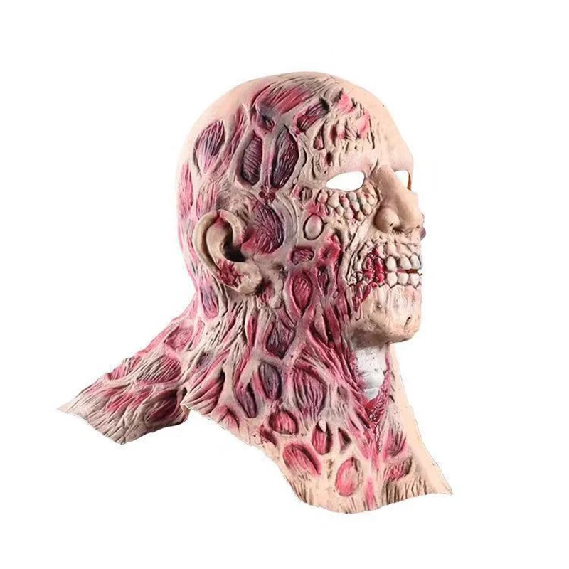 

Halloween Horror Mask Mummy Mask Disgusting Rot Face Headgear Zombie Costume Party Haunted House Horror Props Frighten People
